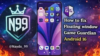 HOW TO FIX FLOATING WINDOW ON ANDROID 16 | GAME GUARDIAN 2026