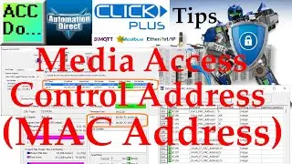 Click PLC Media Access Control Address (MAC Address)