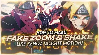HOW TO MAKE FAKE ZOOM & SHAKE LIKE XENOZ [ALIGHT MOTION]
