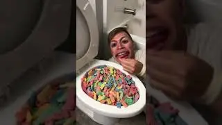 Experiment: Eating Crazy Sour Patch Candy out of Toilet 