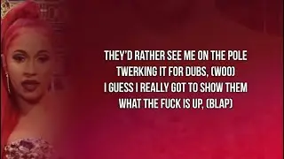Cardi B - Red Barz (Lyrics)