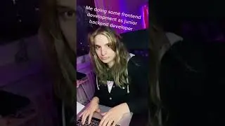 Front-end developer as a junior backend developer 
