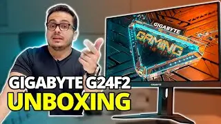 UNBOXING DO MONITOR GIGABYTE G24F2