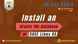 Install an Oracle 19c database on SUSE Linux OS