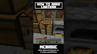 Minecraft: How to Make Lantern #shorts #minecraft #minecraftshorts