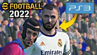 👉eFOOTBALL 2022 PS3 | FC Barcelona VS Real Madrid |  Gameplay | 60 FPS | VR PATCH✅