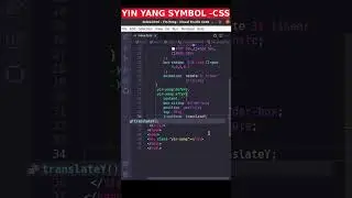 Yin Yang Symbol | HTML and CSS