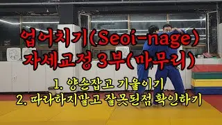 (자막없음) 업어치기(Seoi-nage) 자세교정 3부(마무리) #업어치기 #seoinage #judo
