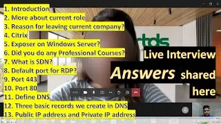 Here are the Answers of Live interview for IT Support Engineer related Job Part 2 | QnA for IT Job