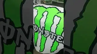 calcomania monster en vinil reflectivo #sticker #calcomanias