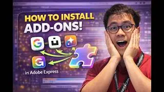 How to install an add on in Adobe Express?