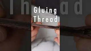 How to finish linen thread 