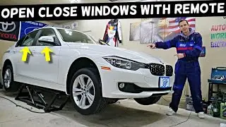 BMW HIDDEN FEATURE OPEN CLOSE WINDOWS WITH KEY FOB BMW F30 F31 F32 F33 F36