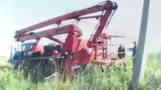 Работа на опорах
