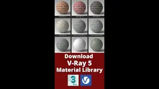Download Vray 5 Material Library for 3ds Max  | 