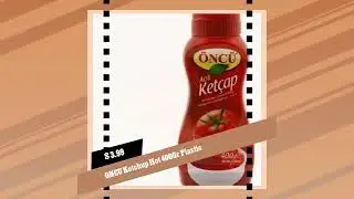 ONCU Ketchup Hot 400Gr Plastic