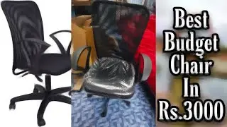 Flipkart Perfect Homes Fabric Office Arm Chair Unboxing And Installation