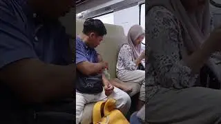Adik Zafran Naik Kereta Sama Ayah