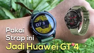 SMARTWATCH BIASA BISA JADI HUAWEI GT 4 PAKAI STRAP INI | REKOMENDASI STRAP UNIVERSAL 22MM