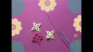 Как  спрятать нить ? Фриволите иглой.(hide the thread)