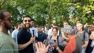 UNCLE SAM STOPPED MUSLIMS DAWAH, BRAINWASHED A YOUNG LADY  @dazzytape