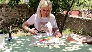 Punch Nakışı yapıştırma, arka kapama #punchneedle #punchnakışı
