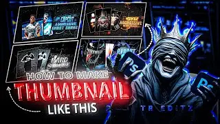 How To Make  Glow thumbnail...PS Cc Tutorial...