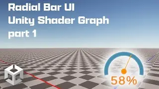 Radial Bar UI Unity Shader Graph part 1