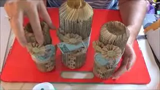 Candle Holder from book folding