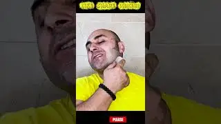 ASMR Super  Scratchy Safety Razor Shave 