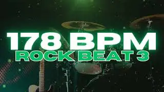 178 BPM - Rock Drum Beat - Loop 3