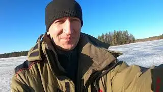 Провалился под лёд ! Суровая Карельская Зимняя Рыбалка 2022.