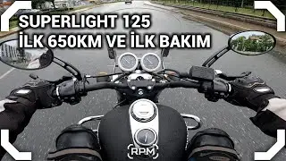 Superlight 125 İlk Bakım - 650 KM Neler Oldu?