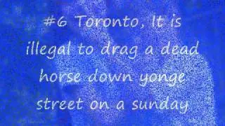 top 10 weirdest laws ever