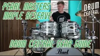 Pearl Masters Maple Reserve Black and White Oyster Delmar Wrap - Drum Central Gear Guide