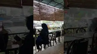 Banda Aceh downpour at coffee time 