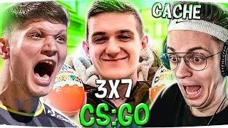 ЭВЕЛОН СИМПЛ И БУСТЕР ИГРАЮТ ШОУМАТЧ 3x7 ПРОТИВ СТРИМЕРОВ DE_CACHE 