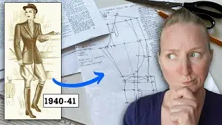 1940s Riding Breeches: Drafting Trials & Tribulations