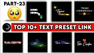 Top 10+🥺Alight Motion Text Animation Presets ||how to Daunlod Free Alightmostion Text Preset||