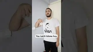 Yaz Tatilinin bitme hızı