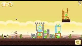 Silly angry birds level i made in angry birds build.