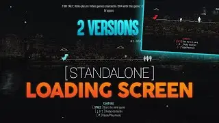 FiveM RP Loading Screen with Dinosaur Game [PAID]