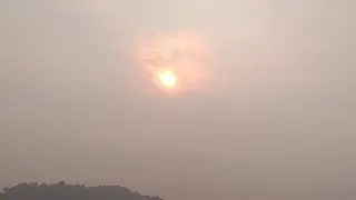 Early morning sunrise in my village