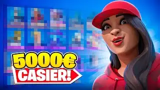 APRÈS 5 ANS DE COLLECTION JE VOUS DÉVOILE MON CASIER FORTNITE ! ‎🤩 (5.000€)