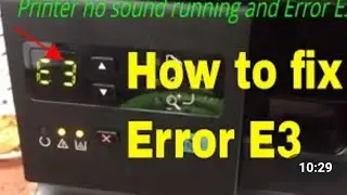 hp laser Jet 1136 error 3 problem
