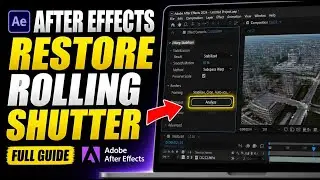 How to restore rolling shutter effects using After Effects warp stabilization - Full Guide