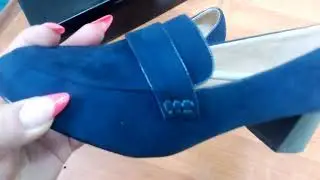 Обзор туфли женские Olivia синие