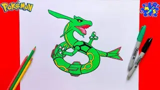 Pokemon Drawing || How to Draw Rayquaza Easy from Pokemon