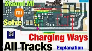 XIAOMI REDMI NOTE 8 PRO Charging ways,Not Charging Problem Solutions All Tracks Jumper Solution📲✅