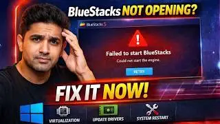 How To Fix BlueStacks App Player Not Opening  Bluestacks 5 Beta Not Opening 2026